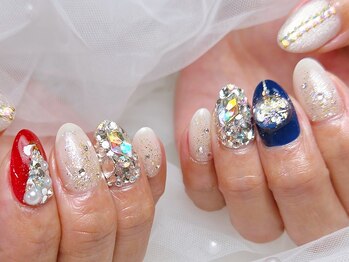 ビオトーププラス 銀座7丁目店(bio tope+)/クリスマスネイル銀座フィルイン