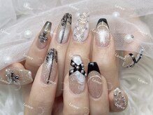 ラメール(La mer)/黒ネイル