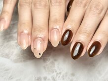 マニネイル 高の原店(mani nail)/ちぐはぐネイル