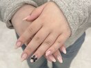 大人ガーリーなリボンネイル♪♪