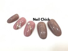 ネイルチックコウベ 銀天街店(Nail Chick kobe)/ラインワンカラーネイル