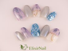 エリクサーネイル 神田(Elixir Nail)/定額やり放題/クーポン使用