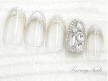 ラグジュアリーネイルズ カワグチ(Luxury Nails Kawaguchi)/キラキラ*フレンチ