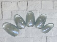 アルセア 上野御徒町店(Alcea)/冬ネイル　マグネット　フレンチ