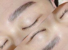 テテアイラッシュ(tete eye lash)の雰囲気（眉毛を綺麗にする事によって印象が変わります！）