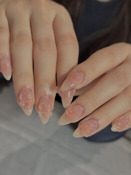 【フリー/チークネイル】