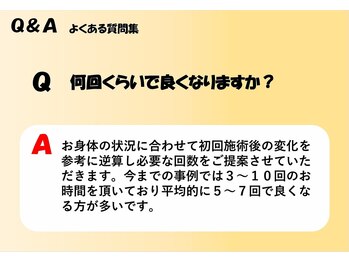 浦和ふくろうSUN整体院/よくある質問４　肩こり/腰痛