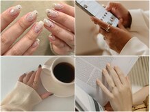 〈シーンレスな大人nail〉季節感×上質×洗練artで満たされる。