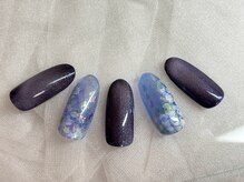 ボニータ(BONITA)/定額C ブルー 紫　フラワー