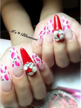 ネイルサロンアンドスクールエムズブロッサム(Nailsalon & school M's Blossom)/スカルプアート込コース