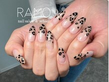 ラモ(RAMO)/カラーグラデ＋ジェルアート