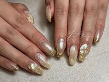 ユーティーネイル(Youty Nail)/ゴールドグミニュアンス