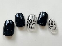 ネイルメゾン 天神店(NAIL MAISON)/メンズブラックアート¥5550