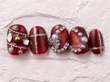 ネイルメゾン 渋谷店(NAIL MAISON)/クリスマスチェーンハート¥10000