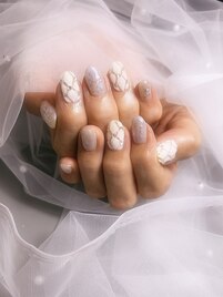 もふもふキルティングネイル