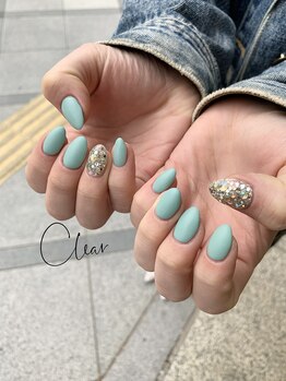 クリア(Clear)/マットワンカラー+埋め尽くし