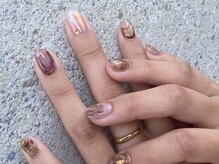 モコアネイル(mocoa nail)の雰囲気（奥行のあるトュルンデザインが好きです）