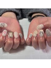 プリュネ(Prune)/落書き/ぷくぷく/シルバー