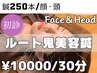 鬼美容鍼☆ルート鍼【30分コース】顔、頭メイン