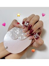 ピンクハルナネイル(pink haruna nail)/秋ネイル