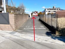 メレ(mele)/３．道案内（駐車場まで）