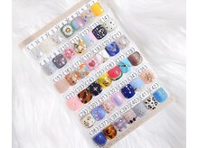 フット【定額ネイル】親指だけアート☆ #フットネイル
