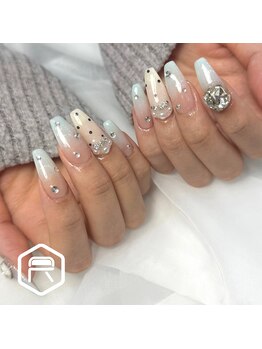 レディスペネイル ノウラ 名駅店(Redispe nail NouRa)/水色グラデ