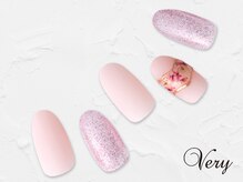 ヴェリー 六本木ヒルズ店(Very)/パステルフラワーネイル