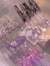 NEW!(hand)【チップ長さだし・定額】7.8月限定〈水感design〉clear nail9種