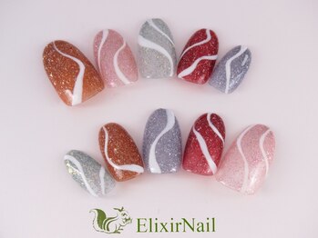 エリクサーネイル 神田(Elixir Nail)/定額やり放題/クーポン使用