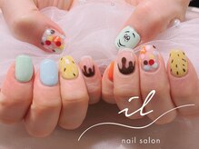 イル 神戸店/キャラ×チョコレートネイル