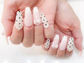 長さだしジェルチップ★ドット