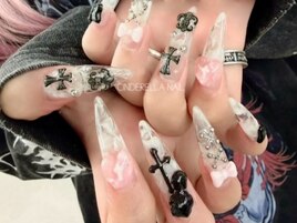 【チップ長さだしネイル】