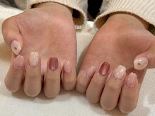 アルティノ ネイル ガーデン(altino nail garden)/シンプル/ガーリー/マグネット