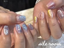 エールルーム 中目黒(aileroom)/カラフルちぐはぐネイル