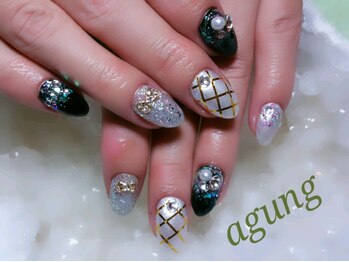 アグン(agung)/お正月ネイル