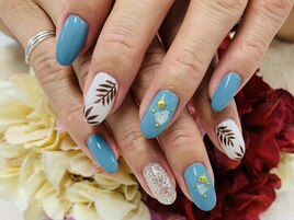 【ほり】ヤシの葉ネイル☆