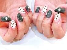 ライトウェーブ 長野駅前店/流行りの牛柄ネイル♪