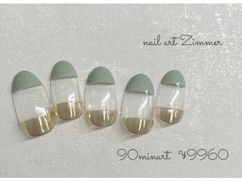 ネイルアート ジマー/90minartコース¥9960