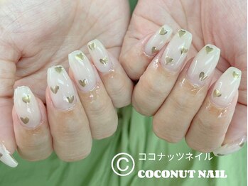 ココナッツネイル/シンプルネイル