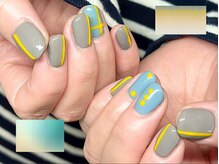 ヌル ネイル 堀江(NURU NAIL HORIE)/北欧風ニュアンスネイル☆