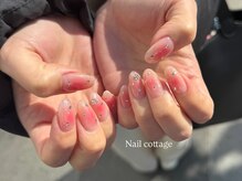 ネイルコテージ 新宿南口店(Nail cottage)/チークネイル￥9900
