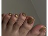 【top nailist】6.7.8月来店限定 foot  1color campaign （付替オフ￥550）