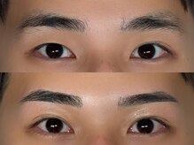 ハク 銀座(HAK.)/メンズ眉毛ワックスBefore/After
