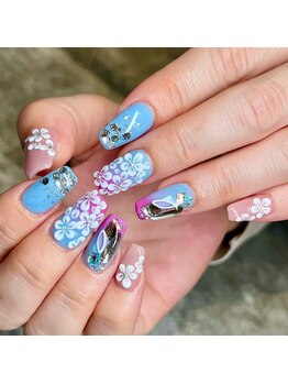 ダリア(Dahlia)/お花ネイル