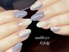 ホワイト×パープル・ワンカラー