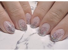 アルーシェ 平井(Alushe)/ブルーホログラム×シルバーラメ