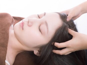 Rストレッチ 二条店の写真/新感覚ドライヘッドスパ《頭のストレッチ》で脳疲労を徹底解消!カチカチの首コリ・眼精疲労にも◎