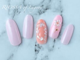パールフラワーネイル