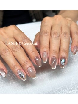 ラニー アンド ココネイル(LANIE&CocoNail)/大人マグネットカラー×シェル♪